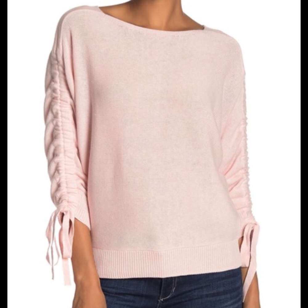 Joie Danee Wool Cashmere Bow Cinch Sweater